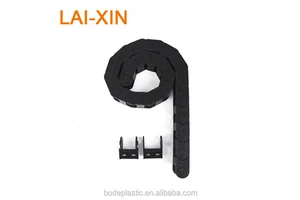 High Speed Flexible Plastic Drag Cable Carrier Chain Enclosed Chains 25 X 57mm