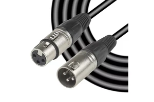 Electric Guitar & Microphone Cable XLR Female 3P to XLR Male 3P Made of High Quality Wire