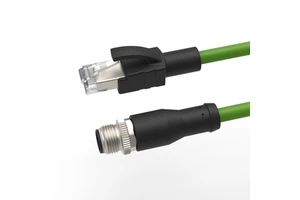 Custom Double Ended 4 Pin M12 D Code to RJ45 Profinet EtherCAT Ethernet/lP Industrial Ethernet M12 D Coded Cable