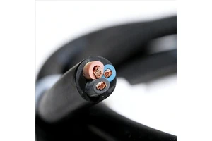 High Voltage Rating Heavy Duty Rubber Cable H07RN-F 3*25+1*10 450/750V Corrosion Resistant For Construction Machinery