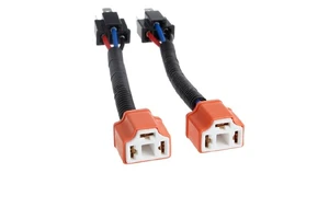 Factory Supply H4 Ceramic Headlight Socket Wire Harness Cable 3 Pin High Temperature Adapter Automobile Computer/Motorcycle