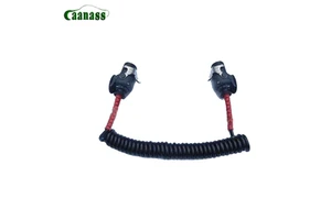 China Guangzhou TPU 7p Core Trailer Plug Spring Wire Screw Trailer Spare Parts Cable