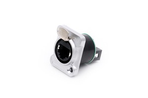 Straight Shielded 8P8C RJ45 to DIN Cable Connector Welding Free Plug & Play RJ45 Chassis Socket for Internet Signal Connecting