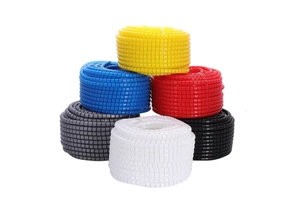 Line Flexible Spiral Cable Organizer Storage Pipe Cord Protector Management Cable PE Tube