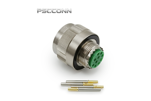 PSCCONN Factory Direct Supply MIL D38999 Series 2 3 4 5 6 8 12 13 18 19 20 22 32 43 Pin Circular Electrical Aviation Connector