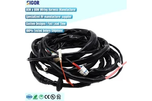 RV Wiring Harness Cable Assembly 12V 40A PVC Waterproof All Vehicle Systems OEM Manufacturer One Stop Solutions IATF16949
