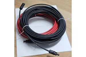 Factory New Energy Ribbon Solar Photovoltaic Power Generation Panel Cable Extension Line Pv System Cable