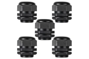 Cable Gland Kit, Cover 30Pcs Waterproof Nylon Cable Connectors Adjustable 4.5-18mm Cable Gland Joints PG7 PG9 PG11 PG13