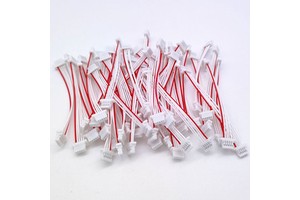Factory Customized Red and White Electrical Wiring Harness Flat Cables for Electronics Auto Industry