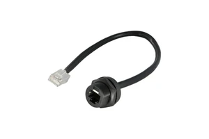 Outdoor Rj45 Ethernet IP68 Waterproof RJ45 Connector Male Female PCB Socket Inline Molded Cable Connector