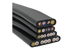 HNTIWIN High Quality Oxygen-free Copper Flat Power Electrical Cable For Moving Overhead Gantry Cranes