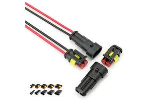 DJ7021 AMP 1.5 Waterproof Connector Cable Male/Female Automotive Plug, High Temperature Resistant Wiring Harness Manufacturers