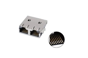 GLGNET Customizable Sink Plate 8 Pin Rj45 Female Connector Mini Pcb Jack Rj45 Modular Jack 8P8C Sinker Ethernet Rj45 Connector