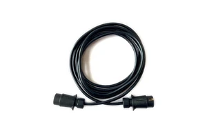 7 Pin 12v European Trailer Cable Assembly with Nylon Plugs for RV Vehicle