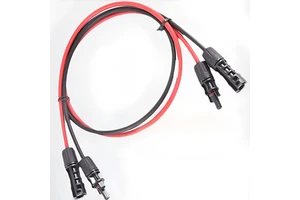 IP67 Waterproof Photovoltaic Extension Cable 1000V 1500V 4mm 6mm Copper Conductor PV Extension Cord with Connector