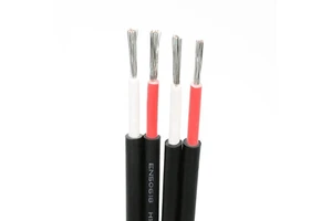 Slocable Copper Tinned XLPE/XLPO Twin Core Electric PV Cable Fire Resistant Cables DC Solar Cable with 2.5mm2 4mm2 6mm2