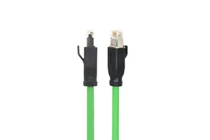 KRONZ Cat.5E Gigabit Network RJ45 4 Pin Shielded Industrial Connector Highly Flexible Ethernet RJ45 24AWG Circular Connectors