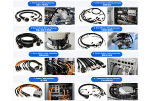 Custom Robot Wiring Harness for Service Robot and AGV