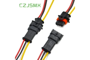 CZJSMX OEM 3 Pin Chemical Resistant Wiring Harness CE RoHS Factory for Car Wiper Motor PVC Insulated Dustproof