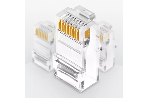 Best Price RJ45 Connectors Cat5e Cat6 Ethernet Connectors for Network Connections Factory Price 8P8C RJ45 Plug