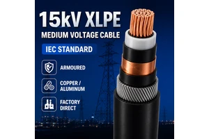 15kV Medium Voltage Underground Cable for Industrial and EPC Projects