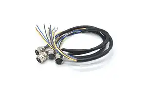 Industrial IP67 Adapter 7/8-Inch Alloy Brass Material PVC Insulated Aluminum Jacket 60V Rated Waterproof Wiring Harness