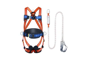 5-Point Adjustment D-Ring Industrial Electrician Construction Full Body Safety Harness for High-altitude Work