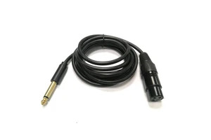 6.35mm Male to XLR Female Gold Plated Cable for Microphone, Guitar, Sound Console, Stereo Power Amplifier, Speaker,etc.