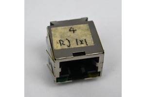 Modular 8P8C RJ45 Network Interface Plug 8P8C Ethernet Connector Without Light Strip RJ45 Shielding Socket