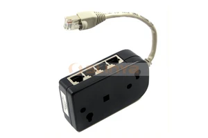 RJ45 Connector With 8 Female Ports for Network Lan Cable