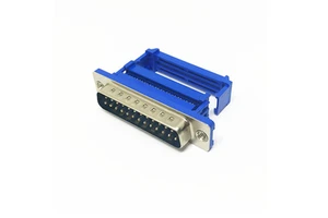 DB Male IDC Connector 9P 15P 25P 37P Crimp Type Press Fit Terminal Copper Gold Plated DB IDC Plug for Flat Ribbon Cable Assembly