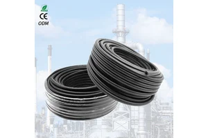 Low Pressure Double-layers Fuel Delivery Hose Fiber Braided Rubber Hose for Gasoline Diesel Multi-function Oil Air Water Hose
