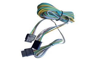 Four-Core Automotive Trailer Cable Connector Male Female Tail Light RV IP67 Rated 12V PVC Insulation Copper Wiring Harness