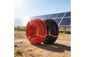 High Quality Photovoltaic Cable for Solar Energy System Dual-core 4mm/6mm/10mm XLPE Jacket Tinned Copper Conductor Operating