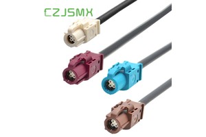MingXin Custom 4 Pin Shielded UL94 V0 Flame Retardant Wiring Harness IP66 Factory for Backup Camera Silicone Insulated