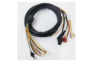 Custom Shielded CCTV Camera Wiring Harness PVC Jacket With RJ45 Multi Pin Connectors Flexible Anti Interference Custom Length