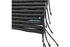 21 Cores 3 to 4 Meters Spring Spiral PVC Insulated Cable Solid Bare Type for Overhead CNC Handwheel MPG