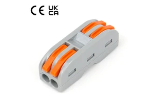 2-2 LED Light Easy Safe Good Quality Wire Connector Terminal Blocks 2 in 2 Out 2 Pin Push-in Press Fast Quick Splice Connector