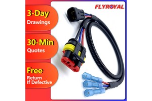 Customized Automotive PVC Insulated Wire Harness Stranded Conductor Vehicle Wiring Assembly for Auto Application