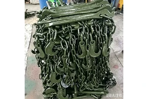 Wholesale MaxPlus Marine Container Strapping Chain Cross Arm Hook Rod Alloy Steel Galvanized Zinc Drag Chain ASTM80 Standard