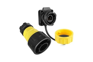 Wholesale Outdoor Waterproof IP68 RJ45 Connector Plastic Signal Cat5e YM24 Ethernet Port For Power Applications Sealed