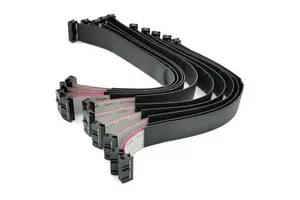 UL2651 28AWG PVC 26CM IDC 16Pin Flat Ribbon Cable Tinned-Copper for Automobile Electronic Motorcycles Automotive Energy Storage