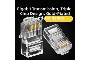 High-quality Metal RJ45 Connectors Factory Price Cat5 CAT6 Ethernet Network Connectors Plug Rj45 for Connect Network