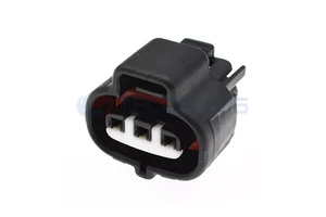 Whsensors 3-Pin Female Waterproof Wire Harness Nylon ABS Oil Pressure Control Plug for Car Copper Contact Material 6189-0099