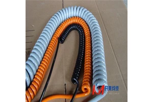 Kaimei Light Vehicle Spiral Cable 12C Low Voltage Telecommunication Cable Copper Conductor PVC Insulation FEP Jacket Abrasion