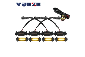 Car Front Grille Lighting Kits With Wiring Harness for 2016-2020 Toyota Tacoma Car LED Grille Amber Light Daytime Running Lamp
