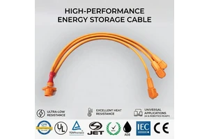 Solar Battery Cable UL11627 DC 1000V/1500v 6AWG Stranded Copper PVC ESS Cable