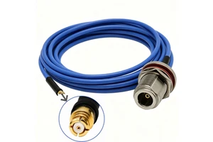 Factory Supply N Female Jack Bulkhead to SMP Female Connector for 086 RG141 RG142 RG405 .141" Rf Coaxial Pigtail Extension Cable