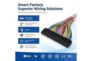 Custom Wire Harness Assembly, OEM ODM Service, Various Connectors, Custom Length & Color, for Industrial & Electronic Devices