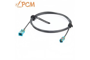 H-MTD to MATEnet Cable Original Rosenberger H-MTD E6S10A-1BZZ5-Z to TE MATEnet 2302461-9 Gigabit Automotive Ethernet Cable 2m